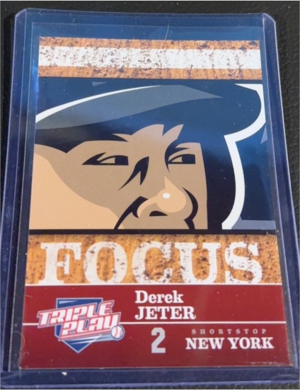 2012 Panini Triple Play #253 Derek Jeter — front