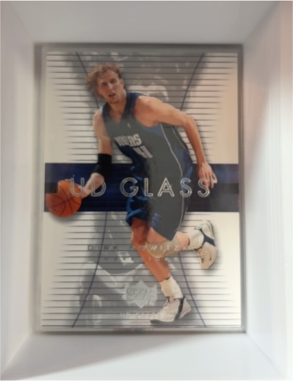 2003-04 Upper Deck UD Glass #9 Dirk Nowitzki — front