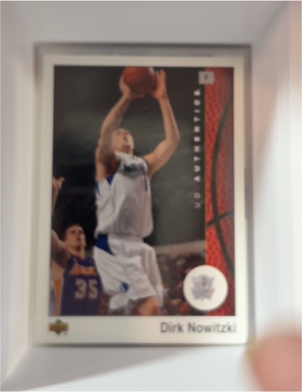 2002-03 Upper Deck UD Authentics #14 Dirk Nowitzki — front