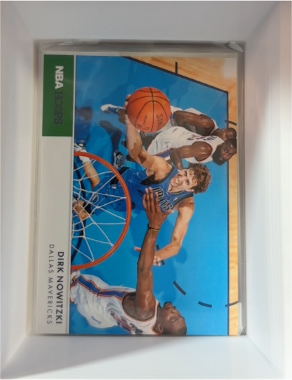 2012-13 Hoops Action Photos #9 Dirk Nowitzki — front