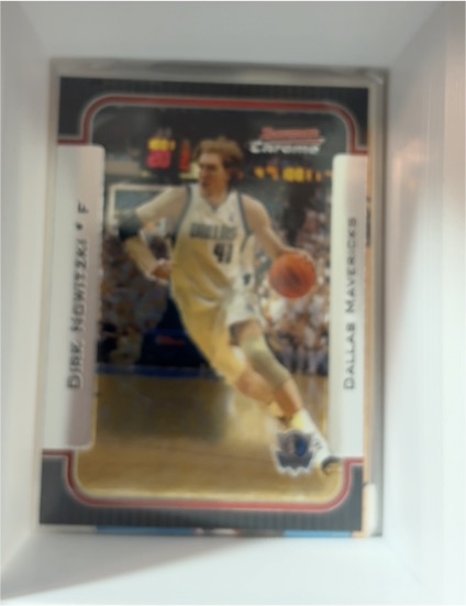 2003-04 Bowman Chrome #20 Dirk Nowitzki — front