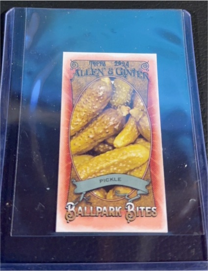 2024 Topps Allen & Ginter Mini Ballpark Bites #BB-12 Pickle — front