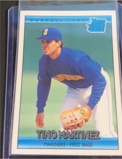 1992 Donruss #410 Tino Martinez — front