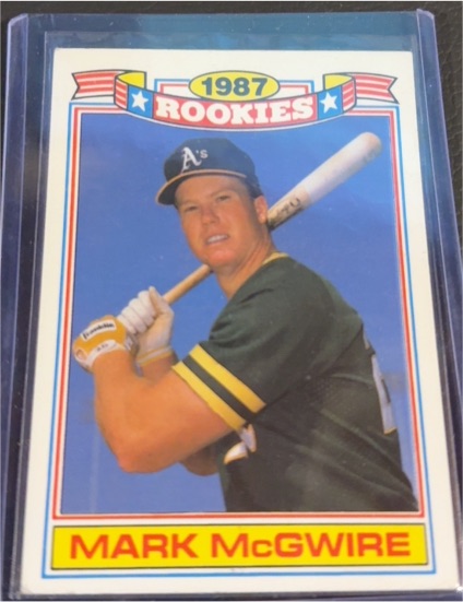 1988 Topps #13 Mark McGwire 1987 Rookies — front