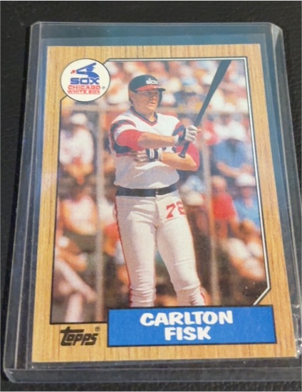 1987 Topps #756 Carlton Fisk — front
