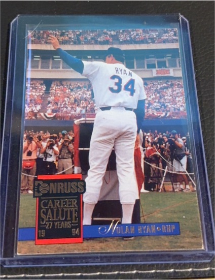 1994 Donruss Career Salute #1 Nolan Ryan — front