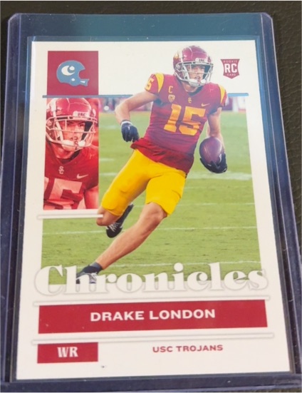 2022 Panini Chronicles Draft Picks #6 Drake London — front