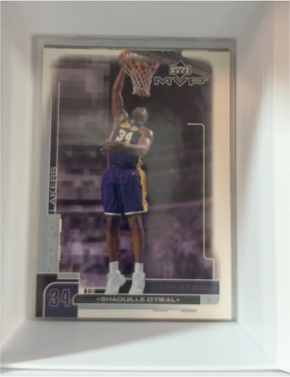 2000-01 Upper Deck MVP Dynamics #D1 Shaquille O'Neal — front