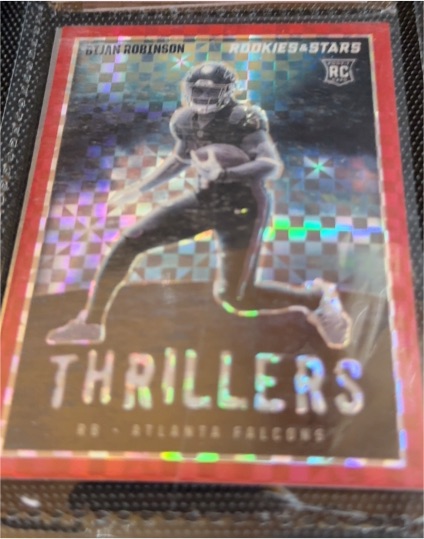 2023 Panini Rookies & Stars Thrillers #TH-2 Bijan Robinson — front