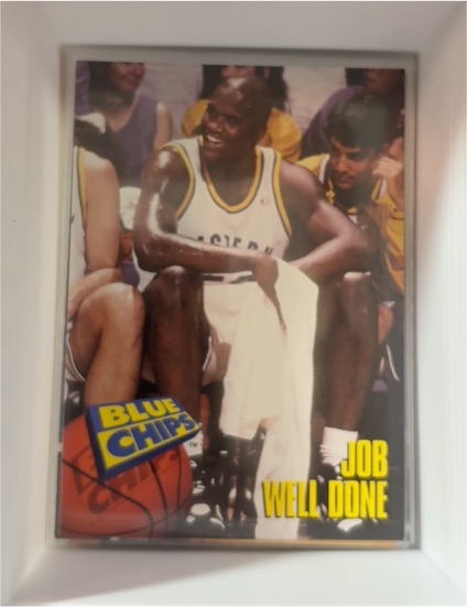 1994 SkyBox Blue Chips #41 Shaquille O'Neal — front