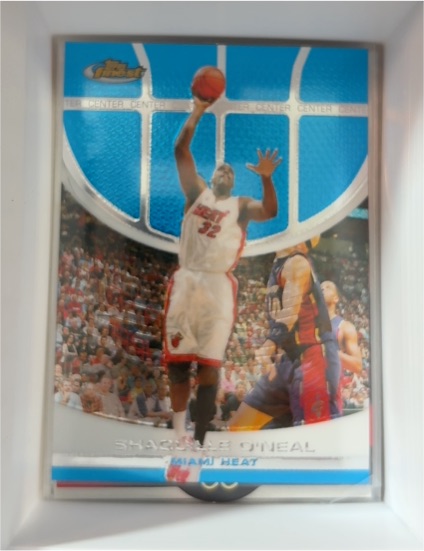 2005-06 Topps Finest #1 Shaquille O'Neal — front