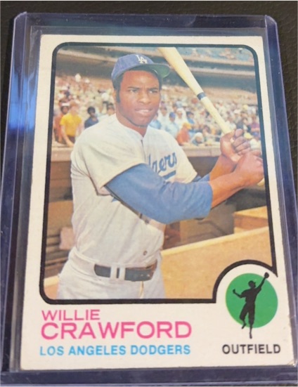 1973 Topps #639 Willie Crawford — front