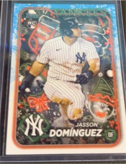2024 Topps Holiday #H75 Jasson Dominguez — front