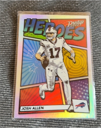 2022 Panini Prestige Heroes #H-6 Josh Allen — front