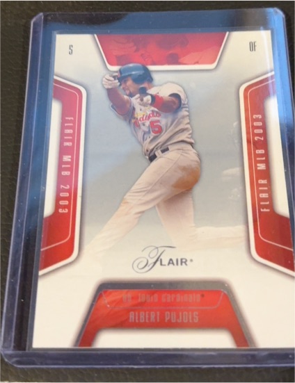 2003 Fleer Flair #55 Albert Pujols — front