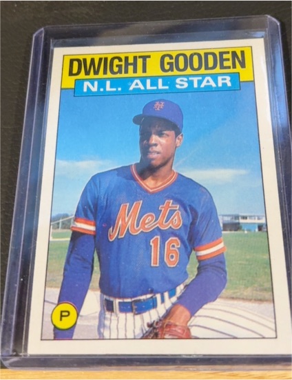 1986 Topps #709 Dwight Gooden — front