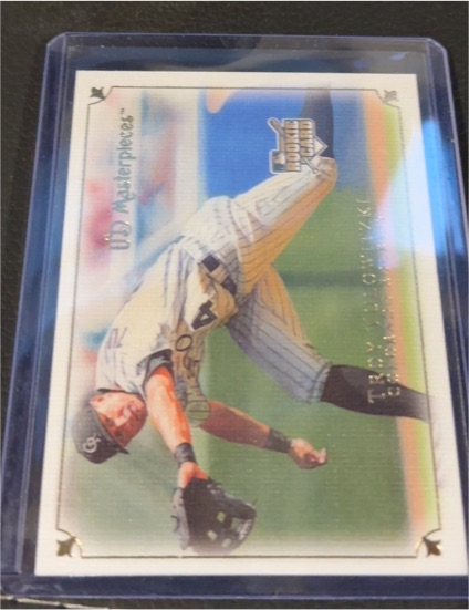 2007 Upper Deck Masterpieces #34 Troy Tulowitzki Rookie Card — front