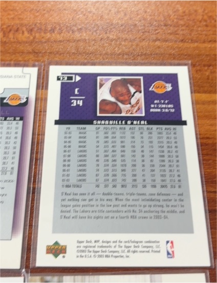 1996-97 Upper Deck #34 Shaquille O'Neal — front