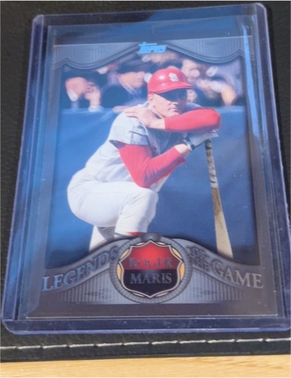 2009 Topps Legends of the Game Platinum #LLP-23 Roger Maris — front