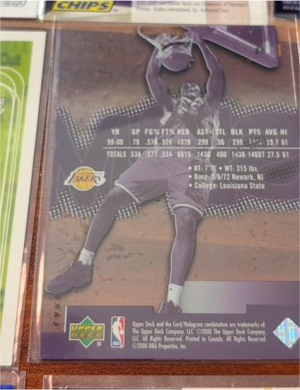1997-98 Upper Deck Teammates #T25 Shaquille O'Neal Los Angeles Lakers — front