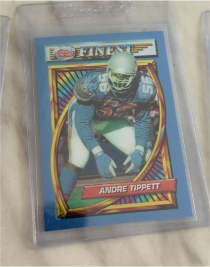1994 Topps Finest #81 Andre Tippett — front