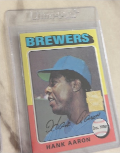 1975 Topps #660 Hank Aaron — front