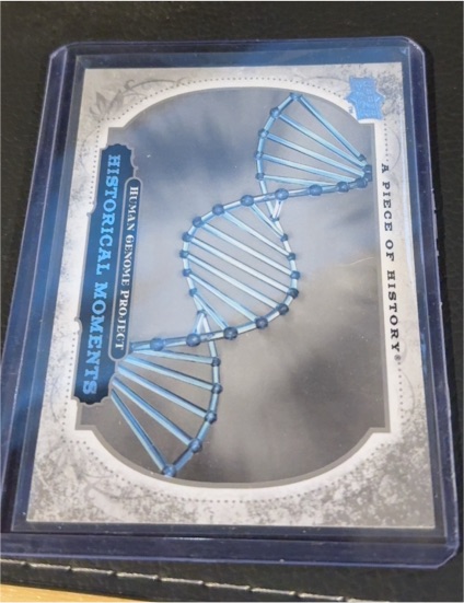 2008 Upper Deck A Piece of History #194 Human Genome Project — front
