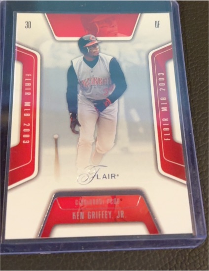 2003 Fleer Flair #32 Ken Griffey Jr. — front