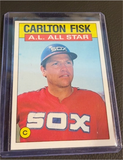 1986 Topps #719 Carlton Fisk — front