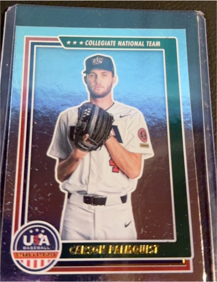 2022 Panini USA Stars & Stripes #24 Carson Palmquist — front
