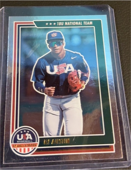 2022 Panini Stars & Stripes USA Baseball #48 RJ Austin — front