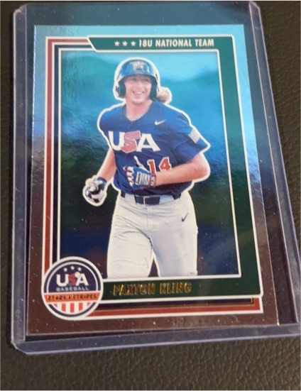 2022 Panini USA Baseball Stars & Stripes #62 Paxton Kling — front