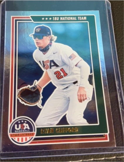2022 Panini USA Baseball Stars & Stripes #51 Ryan Clifford — front