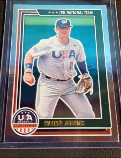 2022 Panini USA Baseball Stars & Stripes #71 Walker Jenkins — front