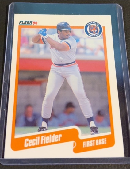 1990 Fleer Update #U-95 Cecil Fielder — front