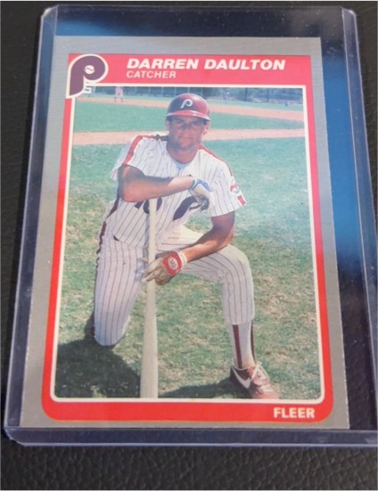 1985 Fleer Update #U-33 Darren Daulton — front