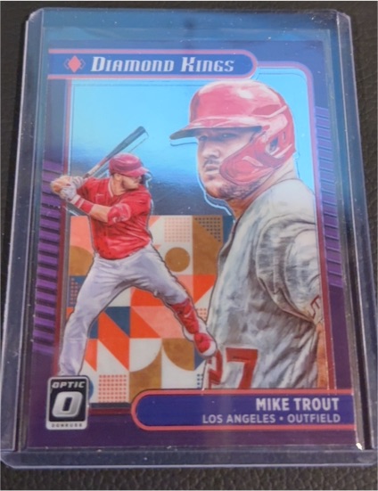2021 Donruss Optic Diamond Kings #14 Mike Trout — front