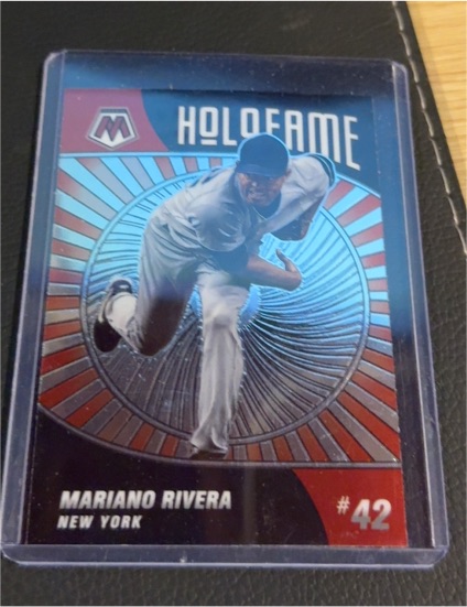 2022 Panini Mosaic #HF-7 Mariano Rivera Holofame — front