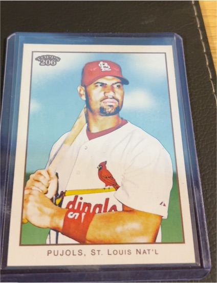 2009 Topps 206 #299b Albert Pujols — front