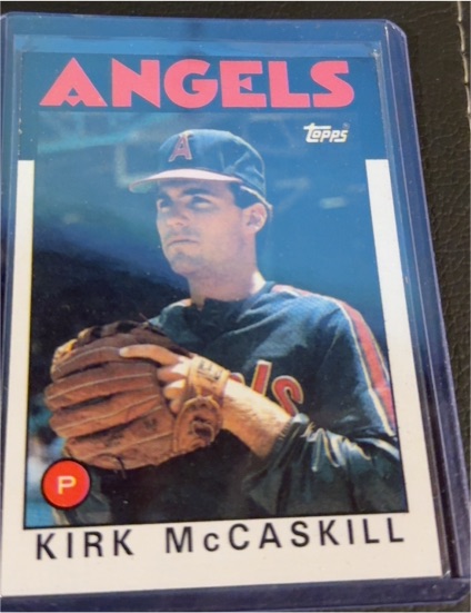 1986 Topps #628 Kirk McCaskill — front