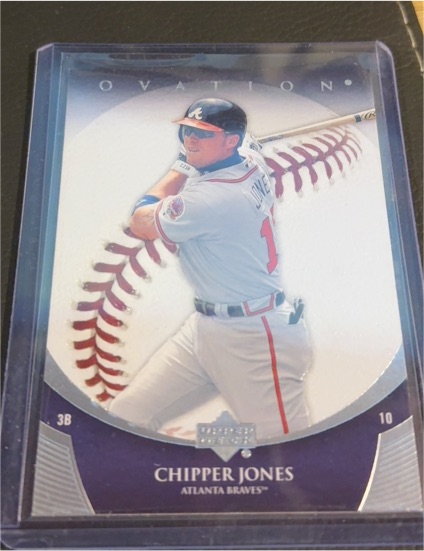2006 Upper Deck Ovation #14 Chipper Jones — front