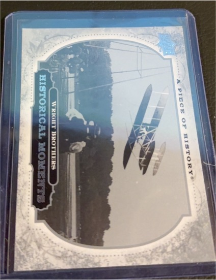 2008 Upper Deck A Piece of History #152 Wright Brothers 1st Flight — front