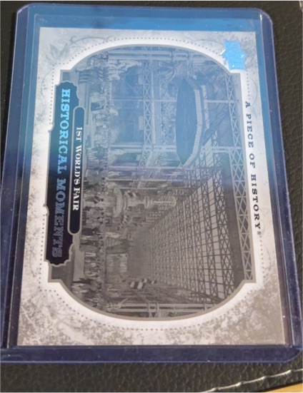 2008 Upper Deck A Piece of History #183 1st World's Fair — front
