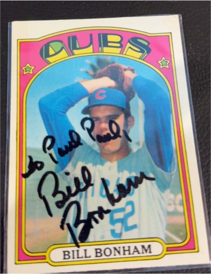 1972 Topps #29 Bill Bonham — front