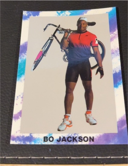 1990 Bo Knows Bicycling Bo Jackson Broder Sports Stars #NNO — front