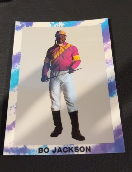 1990 Oddball #NNO Bo Jackson Bo Knows Horse Racing — front