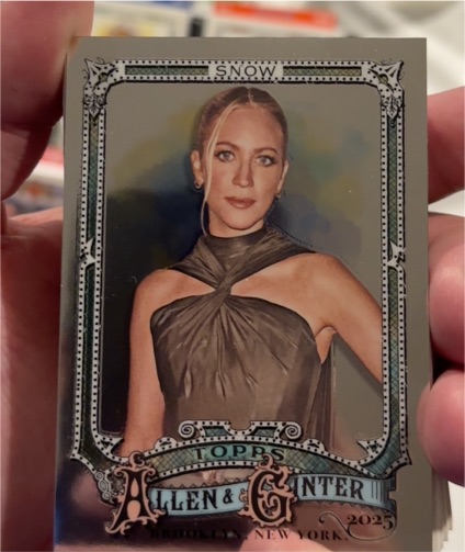 2025 Topps Allen & Ginter #276 Brittany Snow — front