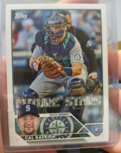 2023 Topps Series 1 #160 Cal Raleigh Future Stars Seattle Mariners — front