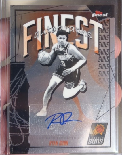 2025-26 Topps Finest #FAU-RD Ryan Dunn Finest Autographs — front