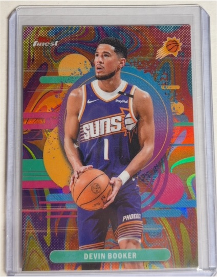 2025-26 Topps Finest #82 Devin Booker — front